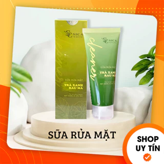 [Chính Hãng] Sữa Rửa Mặt Trà Xanh Rau Má Sica White 100ml - Sữa Rửa Mặt Sicawhite Hỗ Trợ Làm Sạch Da