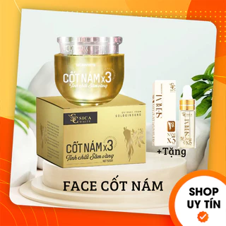 [Chính Hãng][Tặng Serum] Kem Face Cốt Nám X3 Sica White Tinh Chất Sâm Vàng 30gr - Kem Face Sicawhite