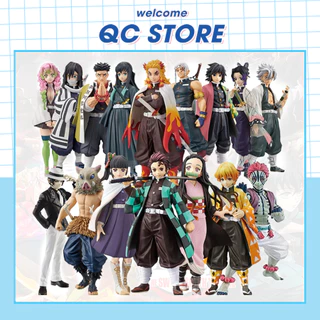 Mô hình nhân nhân vật 3D Kimetsu No Yaiba Demon Slayer Tanjirou Nezuko Zenitsu Inosuke Giyuu Shinobu KNY QC Store