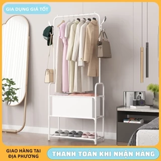 Kệ Treo Quần Áo Giày Dép Kệ Treo Đồ Tiện Dụng Phong Cách Hiện Đại Có Ngăn Kín Decor Phòng Ngủ