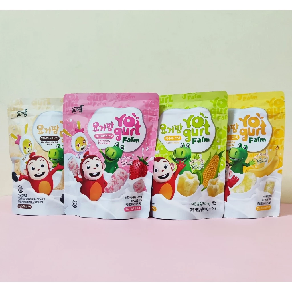 Snack sữa chua Mom's Care Barber - Yogurt Farm Hàn Quốc cho bé 8m+ (date T10.2024)