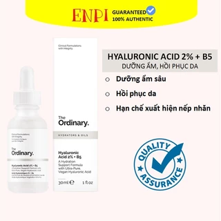 Tinh Chất cấp nước, phục hồi da Hyarulonic acid 2% + B5 The Ordinary 30ml (jan)