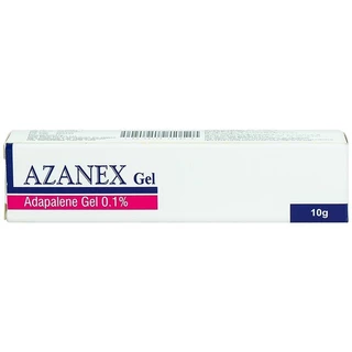 Gel giảm mụn, chăm sóc da mụn ẩn Azanex Adapalene 0,1 10g