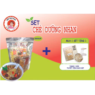 {SÉT CHÈ TUYẾT YẾN DƯỠNG NHAN} Sét 14 vị cao cấp 500gr nấu được 25-30 chén chè tuyết yến dưỡng nhan_Kèm công thức nấu