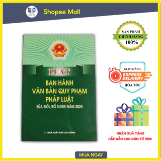 Sách - Luật Ban Hành Văn Bản Quy Phạm Pháp Luật tái bản