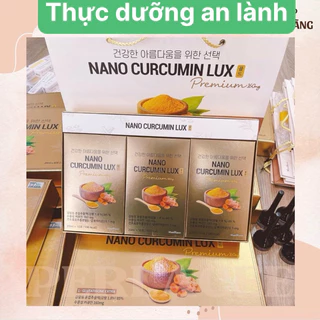 Date 15/3/2027[Full hộp 30 gói] Tinh bột nghệ NanoCurcumin Lux Premium Masilraon D