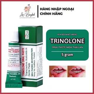 [Chính Hãng Thái] Kem Bôi Nhiệt Miệng Trinolone Oral Paste Thái 5g - Gel Thoa Nhiệt Miệng, Lở Loét Miệng