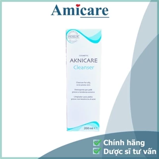 Aknicare Gel Rửa Mặt Cho Da Dầu Mụn Cleanser 200ml