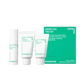 [Mini] Bộ innisfree Dưỡng Ẩm Từ Trà Xanh 3 Món Green Tea Hyaluronic Skincare Kit