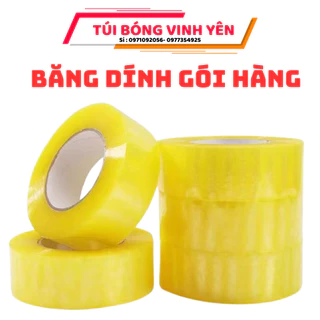 Băng dính gói hàng lõi nhựa cao cấp, băng keo đóng hàng dai chắc không sợ rách cho các shop online