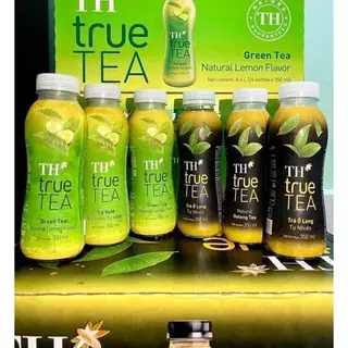 Trà Xanh Vị Chanh / Trà Ô Long 6 Chai / loại 350ml TH TRUE TEA