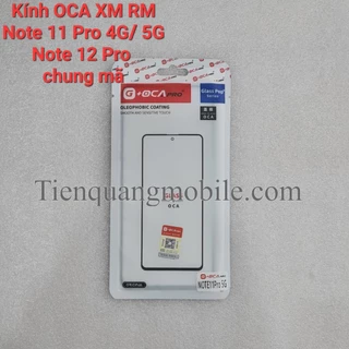 kính OCA Xiaomi Redmi note 11 Pro 5G (liền keo)