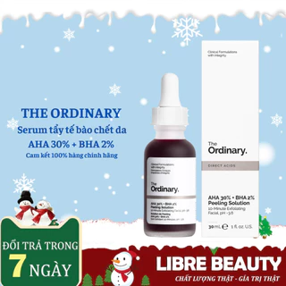 Serum  The Ordinary AHA 30% + BHA 2%, Tẩy Tế Bào Da Chết Mặt, Tinh Chất Dưỡng Ngừa Mụn Mờ Thâm Đều Màu Da 30ml