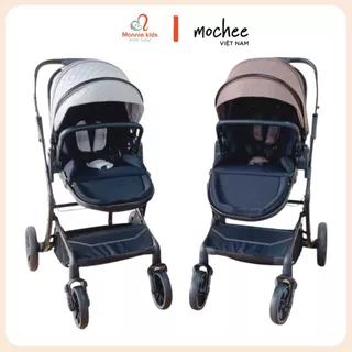 Xe đẩy du lịch Mochee cho bé MC047, xe đẩy trẻ em gấp gọn bánh xe trợ lực - Monnie Kids