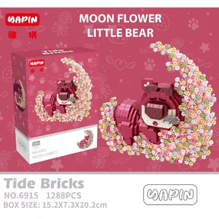 Bộ đồ chơi lắp ghép Lotso Mộng Mơ - Mô hình 3D YAPIN Nanoblock