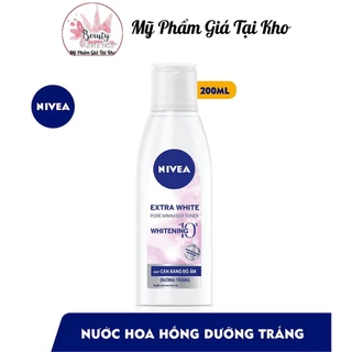 Nước hoa hồng Nivea giúp dưỡng trắng da & se khít lỗ chân lông (200ml)