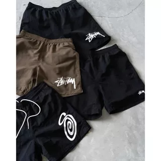 Quần short stussy ngắn dù basic form trên đầu gối siêu nhẹ thoải mái chống nước best quality VNXK