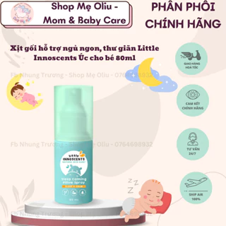 Xịt gối hỗ trợ ngủ ngon, thư giãn Little Innoscents Úc cho bé 80ml