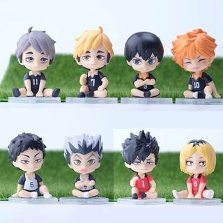 CÓ VIDEO [ hỏa tốc hcm ]Set 16 mô hình Haikyuu!! Sugawara Koshi Yu Kei Tsukishima Tobio Shoyo Hinata Kenma Kozume