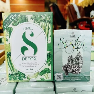 *Tem Cào Hàng Mới Về*Viên Uống Giảm Cân Soslim Kèm Detox Bao Chính Hãng*Dành Cho Cơ Địa Khó Giảm*