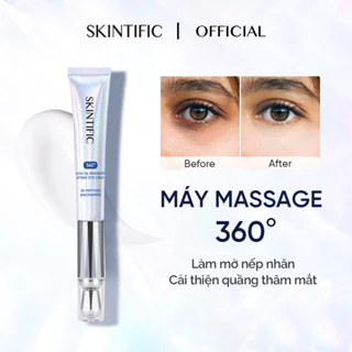 Kem mắt đầu pha lê massage 360 độ SKINTIFIC 20g