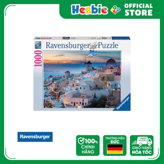 Đồ Chơi Xếp Hình 1000 Mảnh RAVENSBURGER Santorini Jigsaw Puzzle 196111 - Herbie Toys