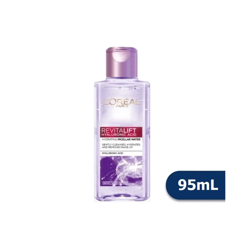 Nước Tẩy Trang L'Oreal Paris 3in1 Micellar Water 95ml - 400ml, Làm Sạch, Dưỡng Ẩm Cho Mọi Loại Da Loreal