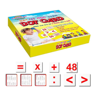 Sách - Bộ Thẻ Flashcard Dạy Trẻ Học Toán theo Phương Pháp Dot Card Cho Bé Từ 3 Tháng Đến 6 Tuổi