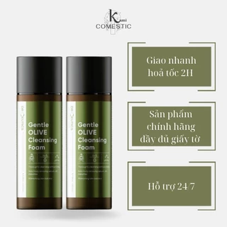 Sữa Rửa Mặt Làm Sạch Sâu Cho Mọi Loại Da Gentle Olive Cleansing Foam 150ml