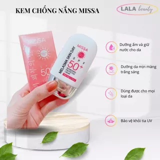 Kem Chống Nắng Missa Kiềm Dầu, Nâng Tone, Chống Nắng SPF 50+ Lala beauty