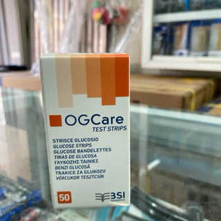 Que thử đường huyết OG care (50 que ) ( date mới nhất)