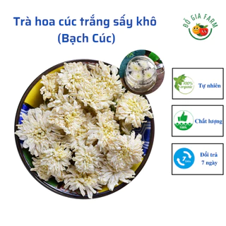 Trà hoa cúc trắng (bạch cúc) sấy khô nguyên bông - gói 20, 50gr