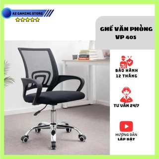 Ghế văn phòng xoay GVP405 ghế làm việc lưng lưới, nhựa Polypropylene tính bền cơ học cao