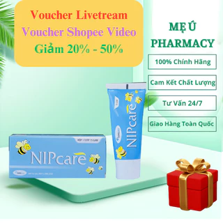 Kem Dưỡng Da Nipcare Bôi Nứt Đầu Ti, Hăm Tã, Lành Đầu Ti, Dưỡng Môi Mềm Da, An Toàn (Tuýp 15g)