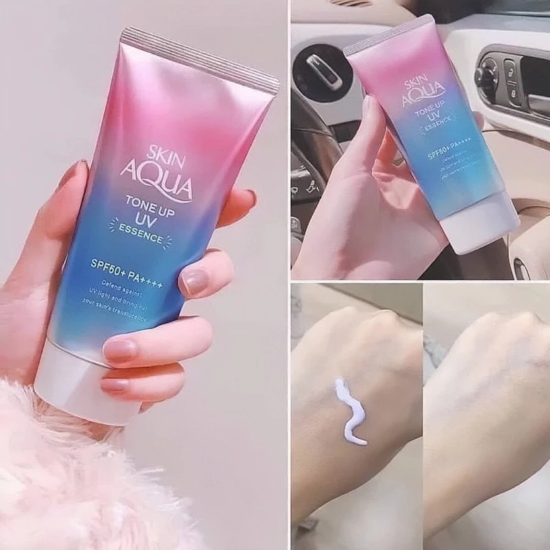 Kem chống nắng Skin Aqua Tone up UV SPF 50+ nội địa Nhật Bản