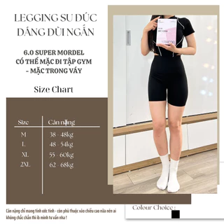 Quần legging ngắn IMES BY CÁI THỦY đùi cạp cao chất su đúc co giãn có hộp có thể mặc đi tập 1938 IMES by Cái Thủy