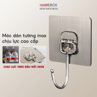 Móc dán tường chịu lực inox 304, Móc treo tường siêu dính treo đồ đa năng quần áo đồ dùng tiện ích