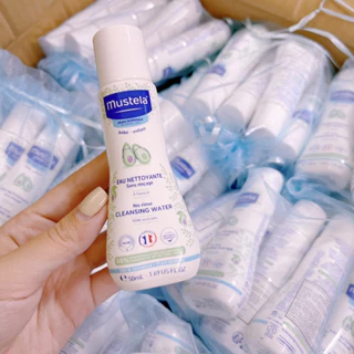 Mustela Nước Làm Sạch Mặt Và Cơ Thể Cho Trẻ Sơ Sinh & Em Bé Da Thường 50ml