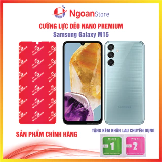 Cường lực dẻo Nano cho điện thoại Samsung Galaxy M15 - Ngoan Store