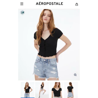 Áo croptop A.e.r.o.postale dư xịn