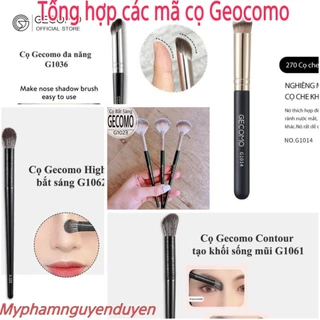 {Tổng hợp Cọ GeoComo} Đủ các mã cọ lẻ của nhà GeoComo sử dụng trong make up Mỹ Phẩm Nguyễn Duyên