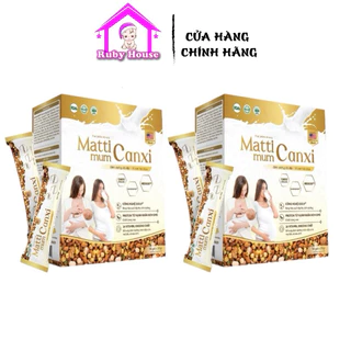 N10 Combo 2 sữa hạt bầu Mattimum canxi hộp 14 gói nhỏ tiện lợi - Dinh dưỡng toàn diện cho mẹ và bé