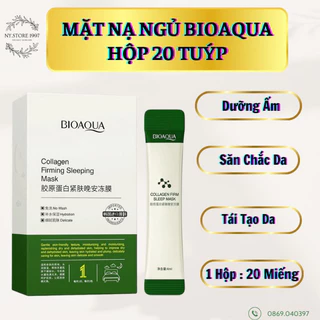 1 Hộp [20 Tuýp] Mặt Nạ Ngủ Dưỡng Ẩm Collagen BIOAQUA