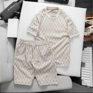 Bộ quần áo nam nữ BC cô tròn chất cotton chéo thoáng mát