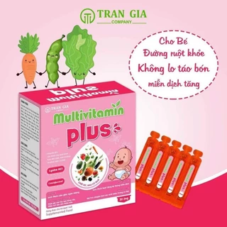 Chất Xơ Hòa Tan Multivitamin Plus- Giúp Bé Đường Ruột Khỏe, Không Lo Táo Bón, Miễn Dịch Tăng , Hộp 20 Gói