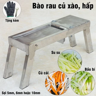 Ghế bào củ cải ngâm chua ngọt inox sợi 5mm, 6mm vuông cho nhà hàng, quán ăn