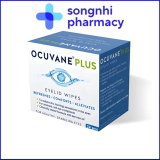 Gạc Vệ Sinh Mắt OCUVANE® PLUS Hộp 24 Miếng, Vệ Sinh Bờ Mi OCUVANE® PLUS [Chính hãng từ Hungary]