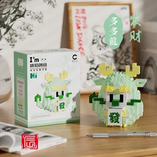 Bộ lắp ráp Tiểu Thiên Long - Đồ chơi xếp hình 3D CHAOLECHUANG Nanoblock