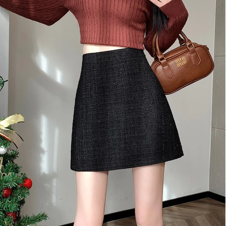 Váy Ngắn Bigsize Dạ Kim Sa Lấp Lánh Sang Chảnh Có Quần Trong Siêu HOT V005