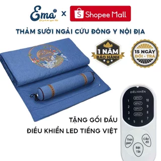 Thảm ngải cứu Đông y Trung Hoa nội địa EMA 10 cấp độ sưởi ấm, tăng tuần hoàn, giảm đau xương khớp